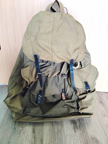 Militär rucksack leinwand - militär,